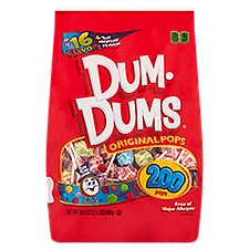 Dum-Dums Original Pops, 200 count, 33.9 oz, 33.9 Ounce