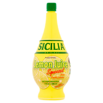 Sicilia Original Squeezed Lemon Juice, 7 fl oz