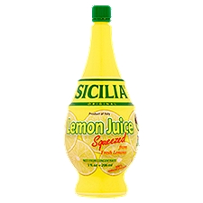 Sicilia Original Squeezed , Lemon Juice, 7 Fluid ounce