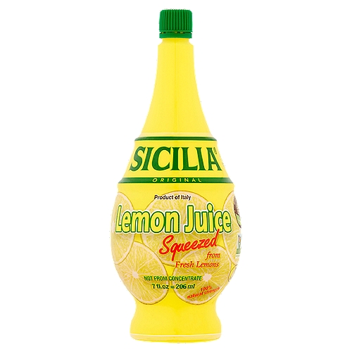 Sicilia Original Squeezed Lemon Juice, 7 fl oz