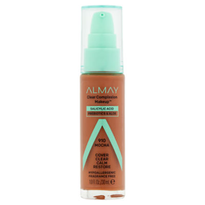 Almay Clear Complexion Makeup 910 Mocha Foundation, 1.0 fl oz