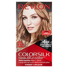 Revlon ColorSilk Beautiful Color 61 Dark Blonde Permanent Hair Color, 1 application