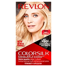 Revlon ColorSilk Beautiful Color 04 Ultra Light Natural Blonde Permanent Haircolor, 1 application
