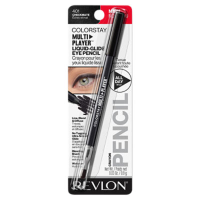 Revlon ColorStay 401 Checkmate Multi Player Liquid-Glide Eye Pencil, 0.03 oz