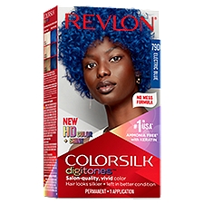 Revlon ColorSilk Digitones 79D Electric Blue Permanent Haircolor, 1 application
