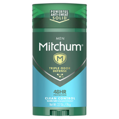 Mitchum Men Clean Control Invisible Solid Antiperspirant & Deodorant, 2.7 oz