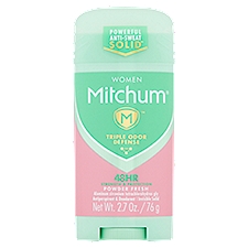 Mitchum Women Powder Fresh Invisible Solid Antiperspirant & Deodorant, 2.7 oz