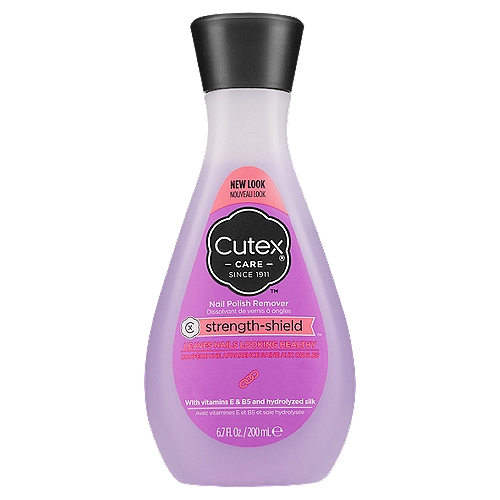 Cutex Strength-Shield Nail Polish Remover, 6.7 fl oznHelps Maintain Healthy-Looking Nails and Quickly and Completely Removes All Polish.