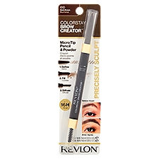Revlon Colorstay Brow Creator 610 Dark Brown Micro Pencil Powder & Brush