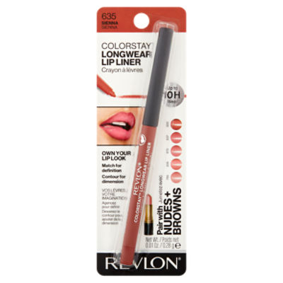 Revlon ColorStay 635 Sienna Longwear Lip Liner, 0.01 oz