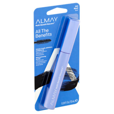 Almay 502 Black Multi-Benefit Mascara, 0.24 fl oz