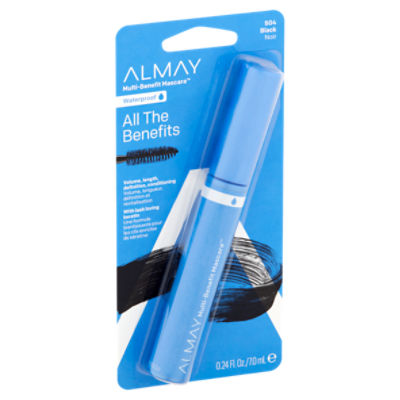 Almay Multi-Benefit Waterproof Mascara 504 Black, 0.24 fl oz