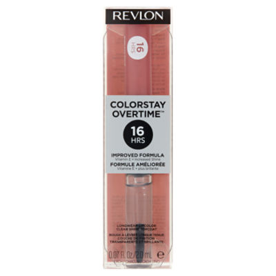 Revlon ColorStay Overtime 360 Endless Spice Lipcolor and Topcoat, 0.07 fl oz