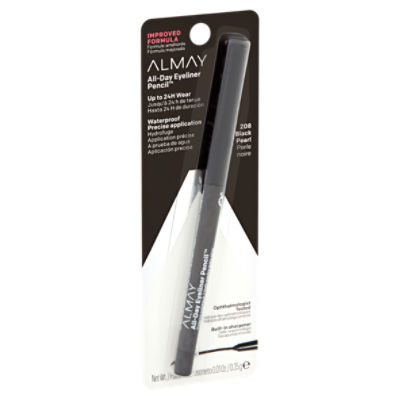 Almay 208 Black Pearl All-Day Eyeliner Pencil, 0.01 oz