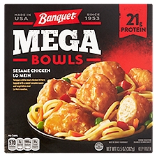 Banquet Mega Bowls Sesame Chicken Lo Mein, 13.5 oz, 13.5 Ounce