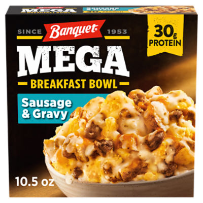 Banquet Sausage & Gravy Mega Breakfast Bowl, 10.5 oz