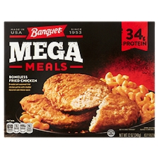 Banquet Mega Meals Boneless Fried Chicken, 12 oz