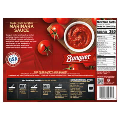 Banquet Spaghetti & Meatballs, 10 oz