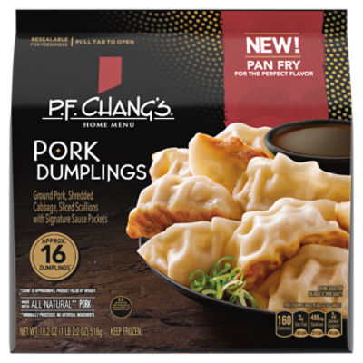 P.F. Chang's Home Menu Pork Dumplings, Frozen Appetizer, 18.2 oz.