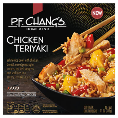 P.F. Chang's Home Menu Chicken Teriyaki, Frozen Meal, 11 oz., 11 Ounce