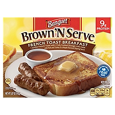 Banquet Brown N Serve Sausage French Toast, 5.07 Ounce