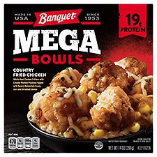 Banquet Mega Bowls Country Fried Chicken, 14 Ounce