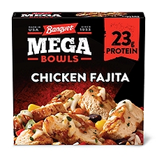 Banquet Mega Bowls Chicken Fajita Frozen Dinner, 14 Ounce, 14 Ounce