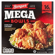 Banquet Mega Bowls Kung Pao Chicken, 13.5 Ounce