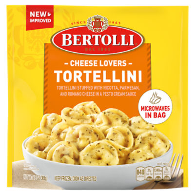 Bertolli Pasta Sides Cheese Lovers Tortellini, Cooks in 4.5 Minutes