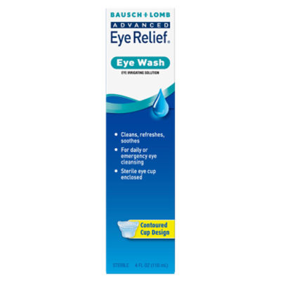 Bausch + Lomb Advanced Eye Relief Eye Wash, Eye Irrigating Solution