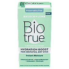 Bausch + Lomb Biotrue Lubricant Eye Drops, 0.33 fl oz