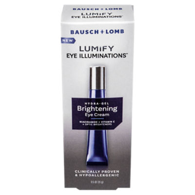 Bausch & Lomb Lumify Eye Illuminations Hydra-Gel Brightening Eye Cream, 0.5 oz
