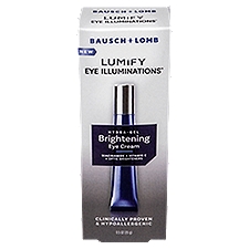 Bausch & Lomb Lumify Eye Illuminations Hydra-Gel Brightening Eye Cream, 0.5 oz