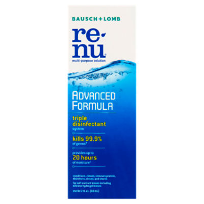 Bausch + Lomb Renu Advanced Formula Multi-Purpose Solution, 2 fl oz