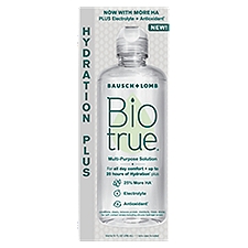 Bausch + Lomb Biotrue Hydration Plus Multi-Purpose Solution, 10 fl oz