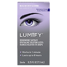 BAUSCH + LOMB LUMIFIY Redness Reliever Eye Drops, 0.25 fl oz