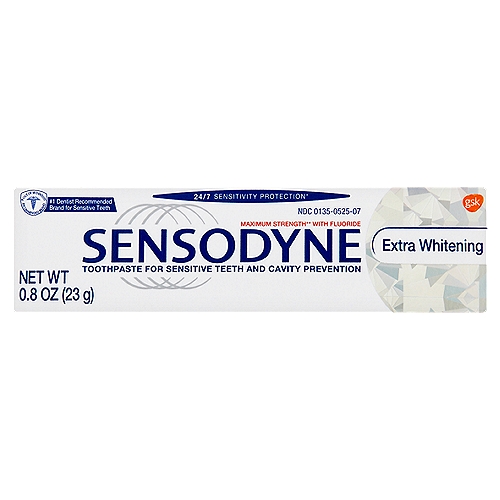 Sensodyne Extra Whitening Toothpaste, 0.8 oz