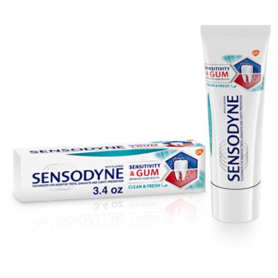 Sensodyne Sensitivity & Gum Sensitive Toothpaste for Gingivitis, Sensitive Teeth Treatment - 3.4 Oz