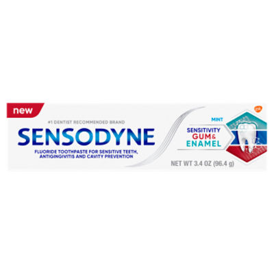 Sensodyne Sensitivity Gum & Enamel Mint Toothpaste, 3.4 oz