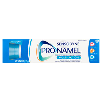 Sensodyne ProNamel Multi-Action Cleansing Mint Toothpaste, 4.0 oz