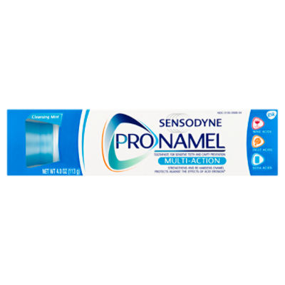 Sensodyne ProNamel MultiAction Cleansing Mint Toothpaste, 4.0 oz