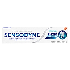 Sensodyne Repair & Protect Sensitive Toothpaste for Sensitive Teeth, Extra Fresh, 3.4 oz, 3.4 Ounce