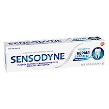 Sensodyne Toothpaste, Repair & Protect Sensitive for Sensitive Teeth Extra Fresh, 3.4 Ounce