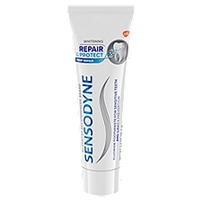 Sensodyne Repair & Protect Teeth Whitening Sensitive Cavity Prevention, Toothpaste, 3.4 Ounce
