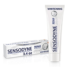 Sensodyne Repair & Protect Teeth Whitening Sensitive Toothpaste, Cavity Prevention - 3.4 Ounces, 3.4 Ounce