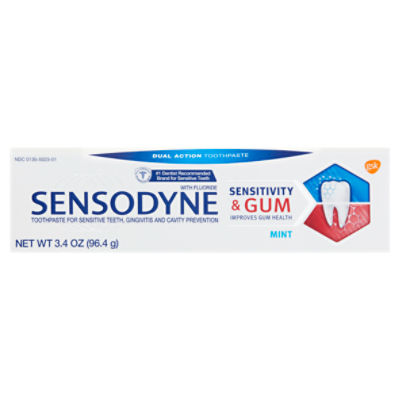 Sensodyne Sensitivity & Gum Mint Toothpaste, 3.4 oz, 3.4 Ounce