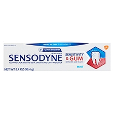 Sensodyne Sensitivity & Gum Mint Toothpaste, 3.4 oz, 3.4 Ounce