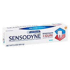Sensodyne Sensitivity & Gum Mint, Toothpaste, 3.4 Ounce