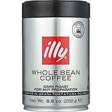 illy Dark Whole Bean Coffee, 8.8 Ounce