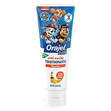 Orajel Kids Natural Fruity Bubble Anti-Cavity Fluoride Toothpaste, Stage 3, 2-10 Years, 4.2 oz